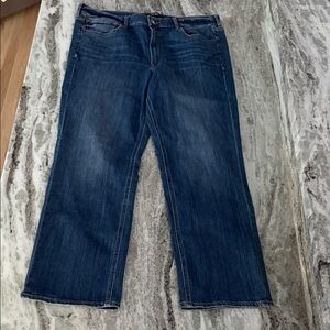 Express Straight Leg High Rise Blue Jeans Size 14